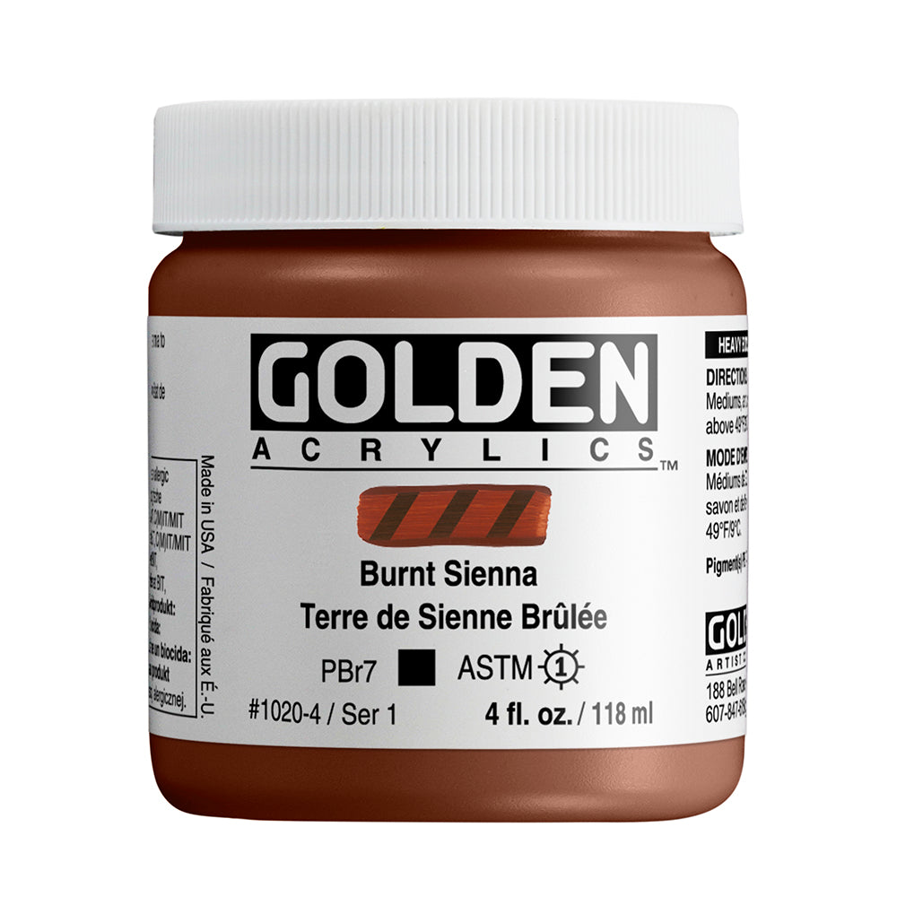 HEAVY BODY ACRYLIC BURNT SIENNA