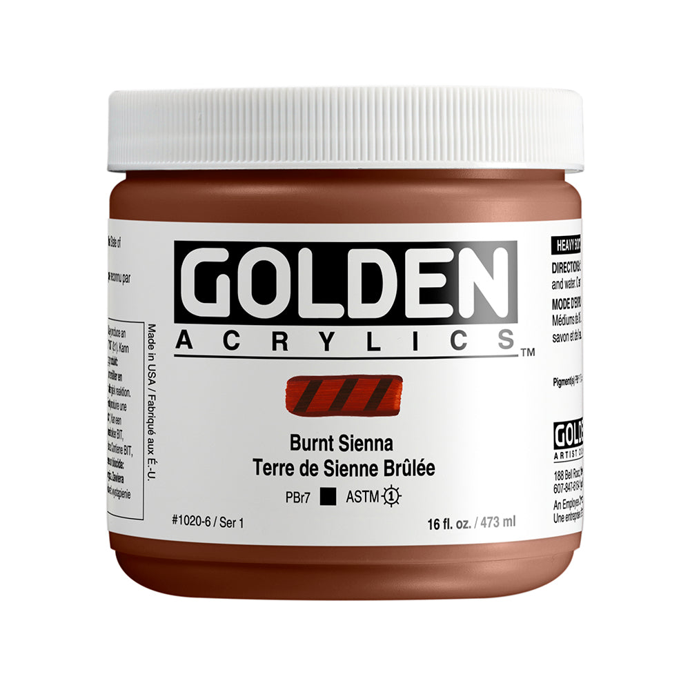 HEAVY BODY ACRYLIC BURNT SIENNA
