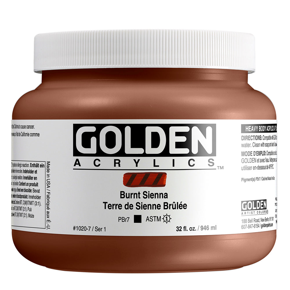 HEAVY BODY ACRYLIC BURNT SIENNA