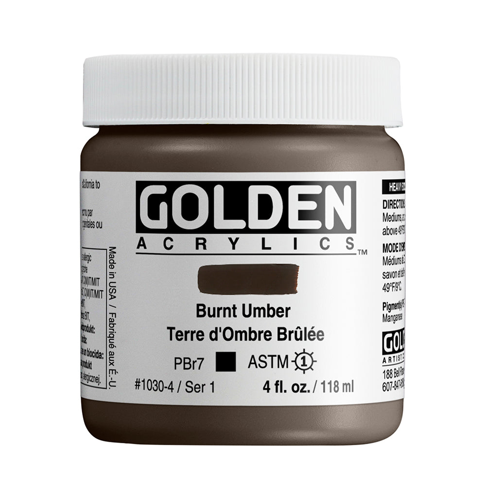 HEAVY BODY ACRYLIC BURNT UMBER