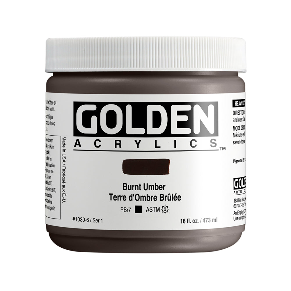 HEAVY BODY ACRYLIC BURNT UMBER