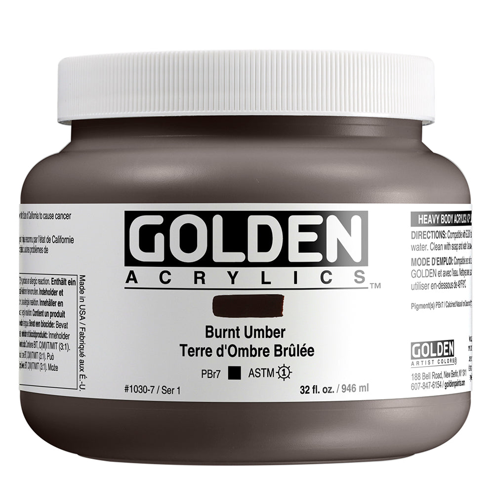 HEAVY BODY ACRYLIC BURNT UMBER