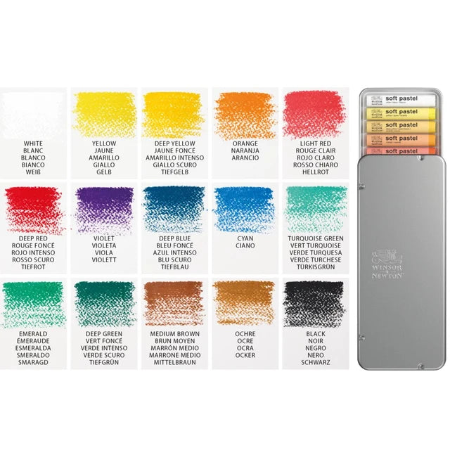 Winsor & Newton Soft Pastels 15 pk