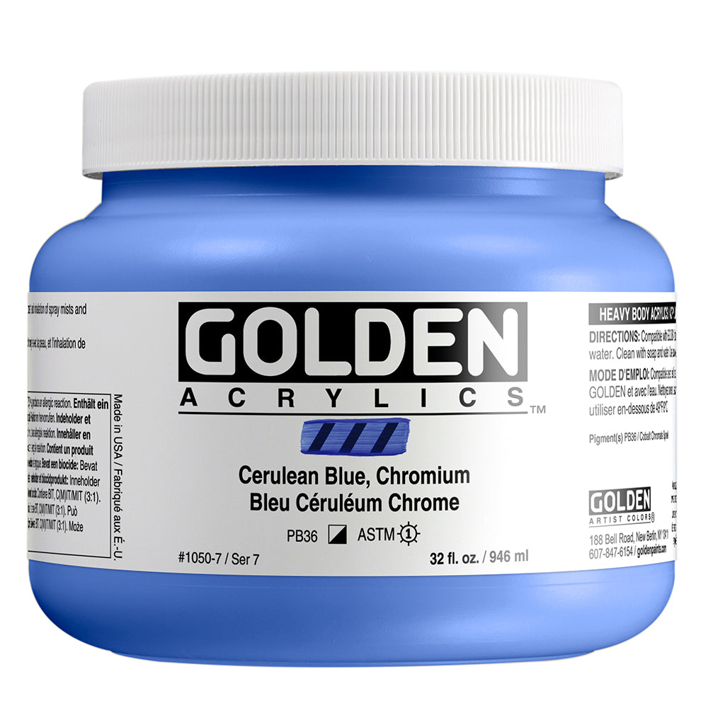 HEAVY BODY ACRYLIC CERULEAN BLUE CHROMIUM