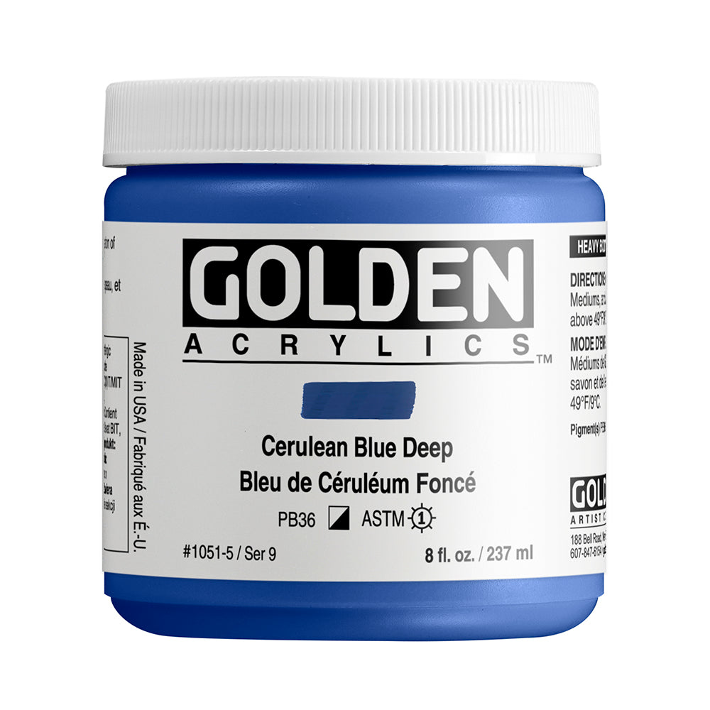 HEAVY BODY ACRYLIC CERULEAN BLUE DEEP