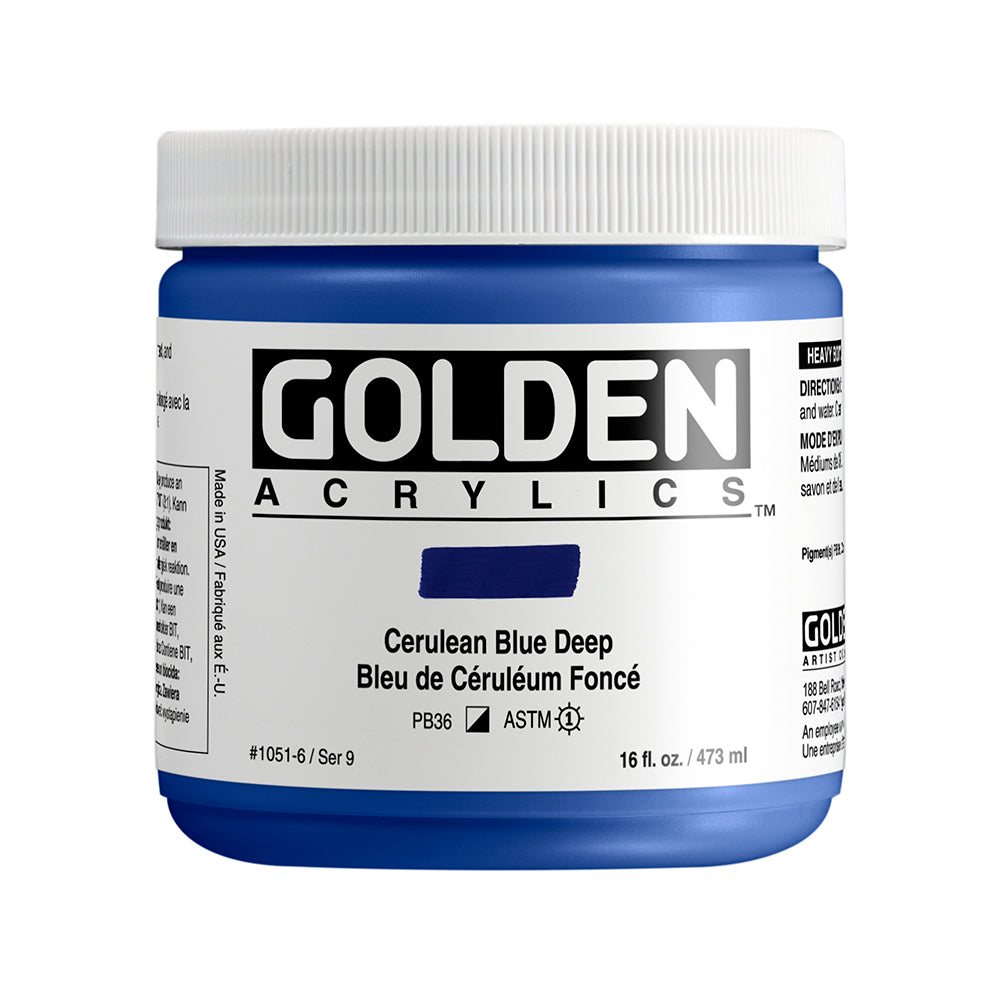HEAVY BODY ACRYLIC CERULEAN BLUE DEEP