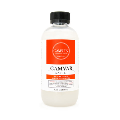 Gamblin Gamvar Satin Oil and Acrylic Varnish 250 ml