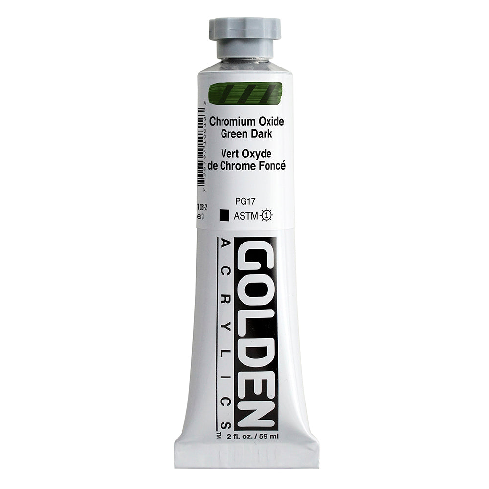 HEAVY BODY ACRYLIC CHROMIUM OXIDE GREEN DARK