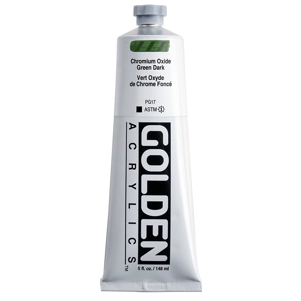 HEAVY BODY ACRYLIC CHROMIUM OXIDE GREEN DARK