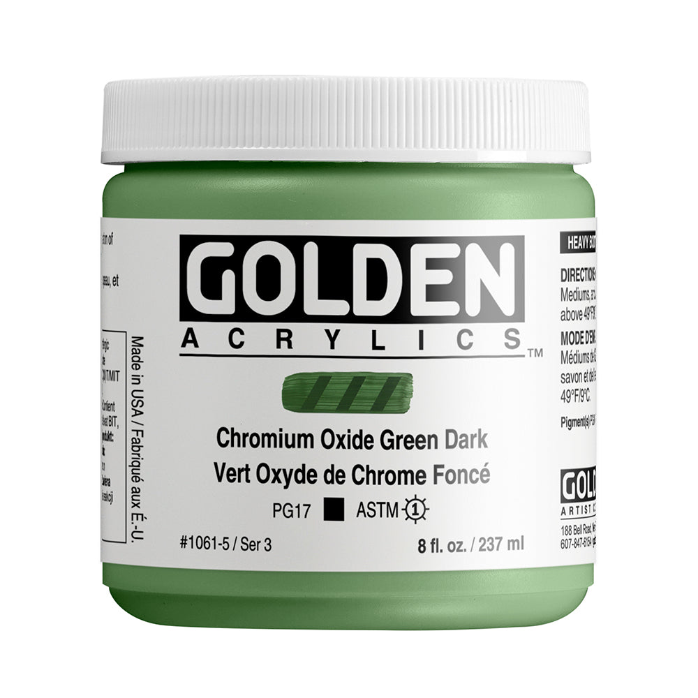 HEAVY BODY ACRYLIC CHROMIUM OXIDE GREEN DARK