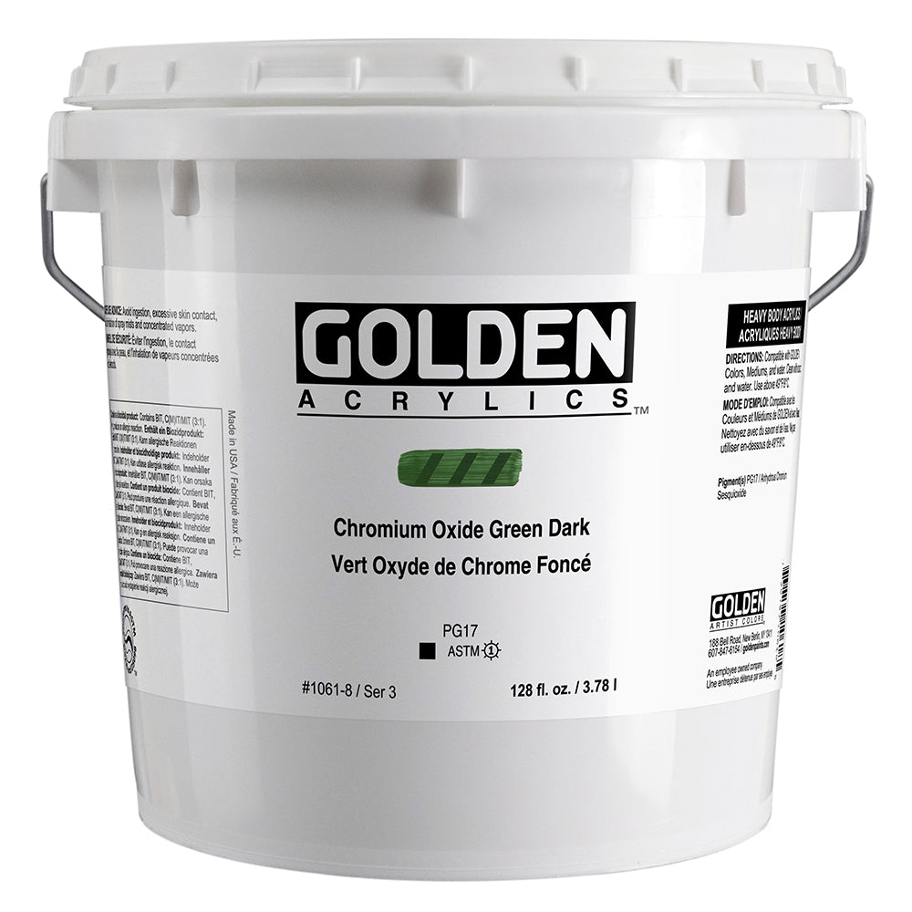 HEAVY BODY ACRYLIC CHROMIUM OXIDE GREEN DARK