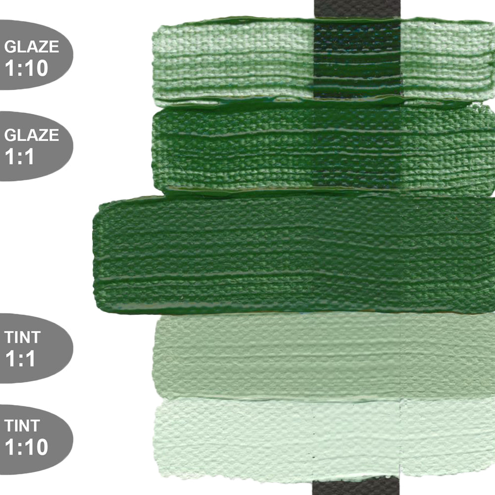 HEAVY BODY ACRYLIC CHROMIUM OXIDE GREEN DARK