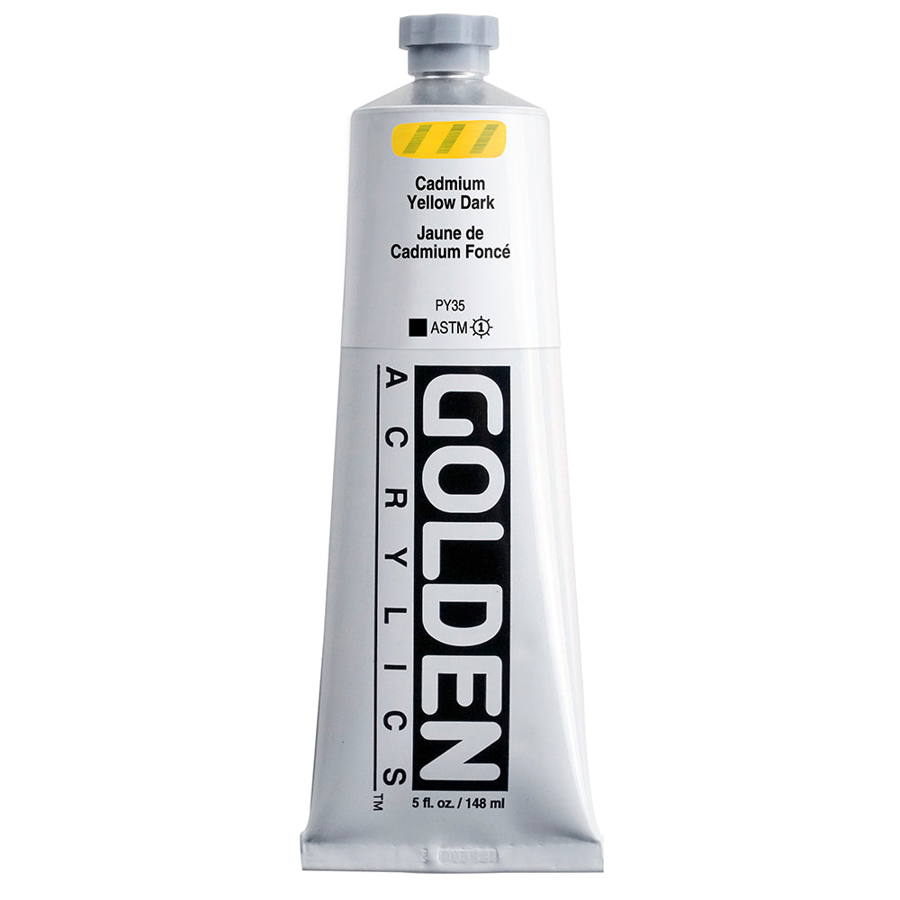 HEAVY BODY ACRYLIC 3CP CADMIUM YELLOW DARK