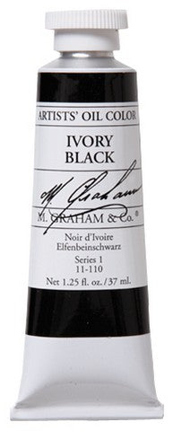 M. Graham Ivory Black Oil Color Paint 37 ML