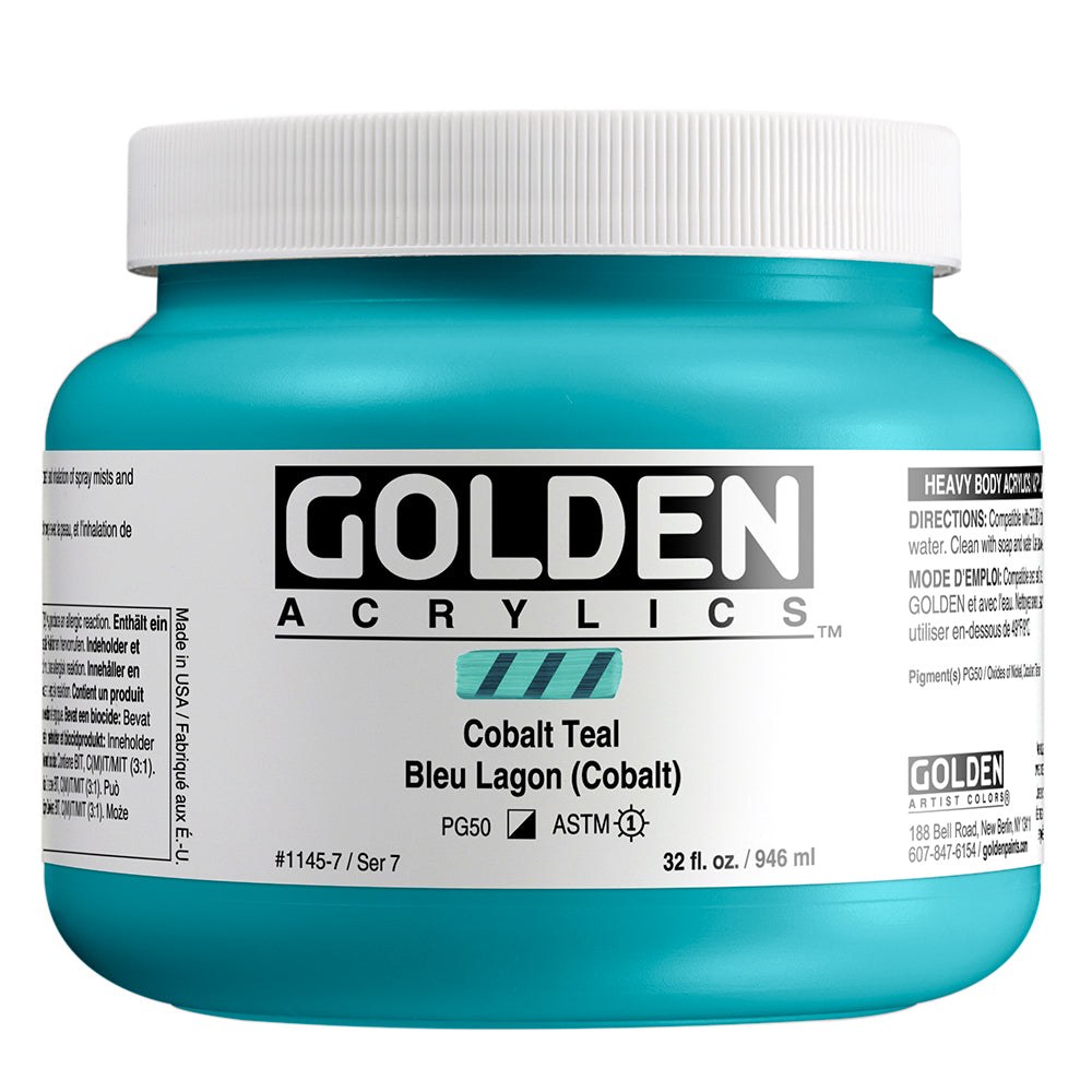 HEAVY BODY ACRYLIC COBALT TEAL