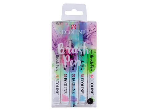Ecoline Brush Pen Pastel 5pk