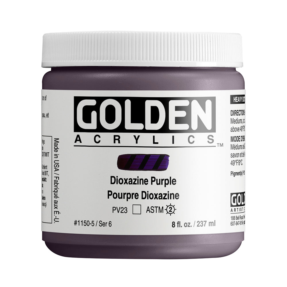 HEAVY BODY ACRYLIC DIOXAZINE PURPLE