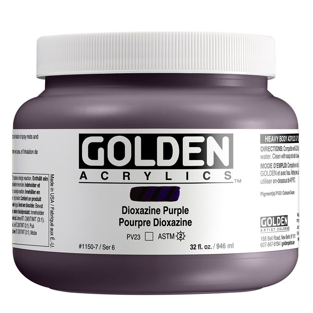 HEAVY BODY ACRYLIC DIOXAZINE PURPLE