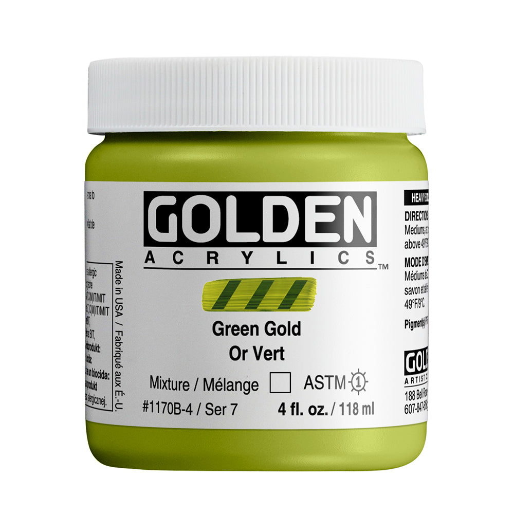 HEAVY BODY ACRYLIC GREEN GOLD
