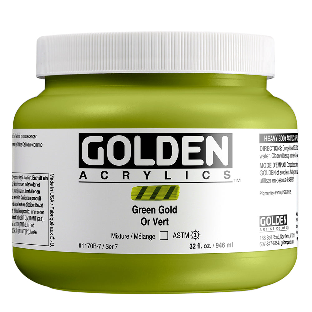 HEAVY BODY ACRYLIC GREEN GOLD