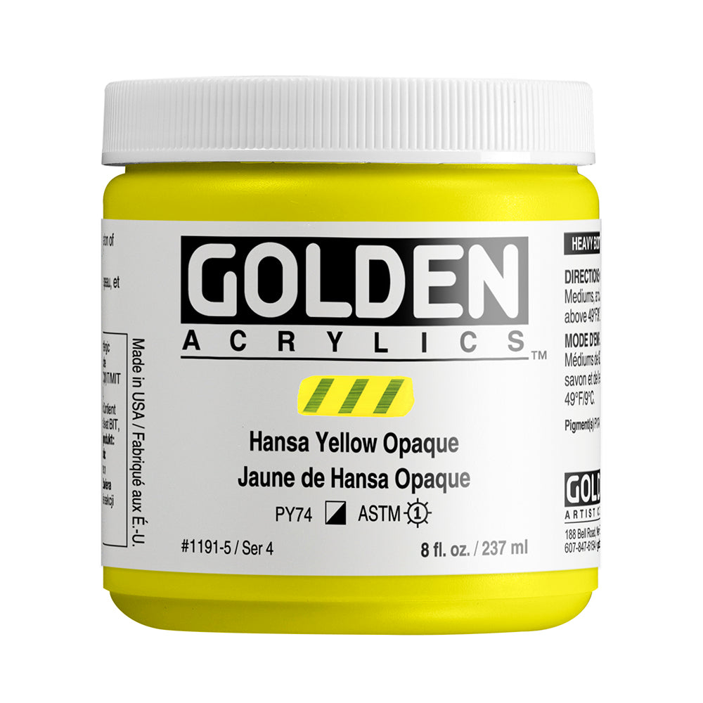 HEAVY BODY ACRYLIC HANSA YELLOW OPAQUE