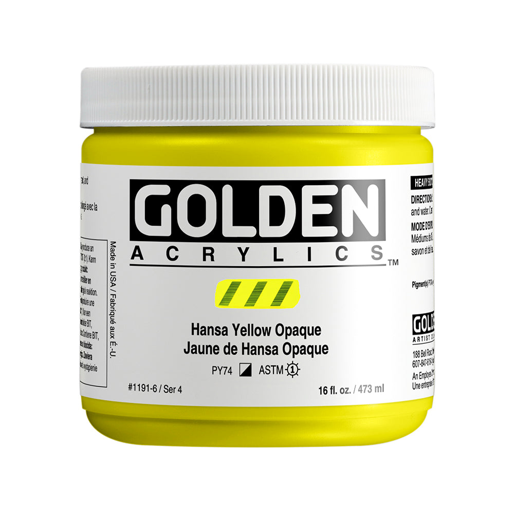HEAVY BODY ACRYLIC HANSA YELLOW OPAQUE