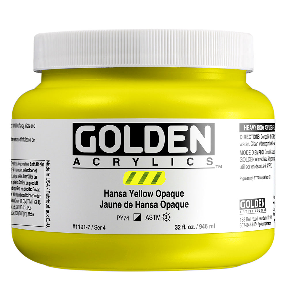 HEAVY BODY ACRYLIC HANSA YELLOW OPAQUE