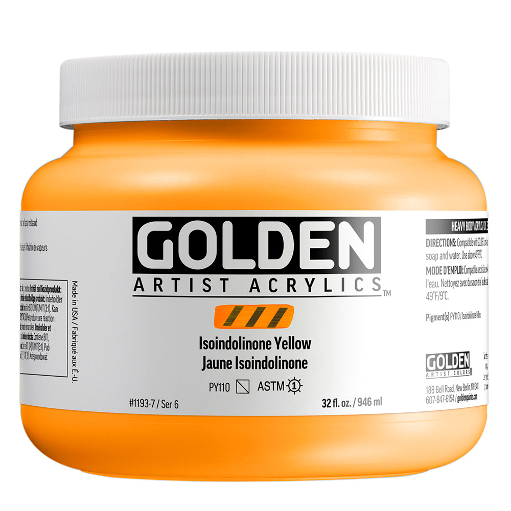 HEAVY BODY ACRYLIC ISOINDOLINONE YELLOW