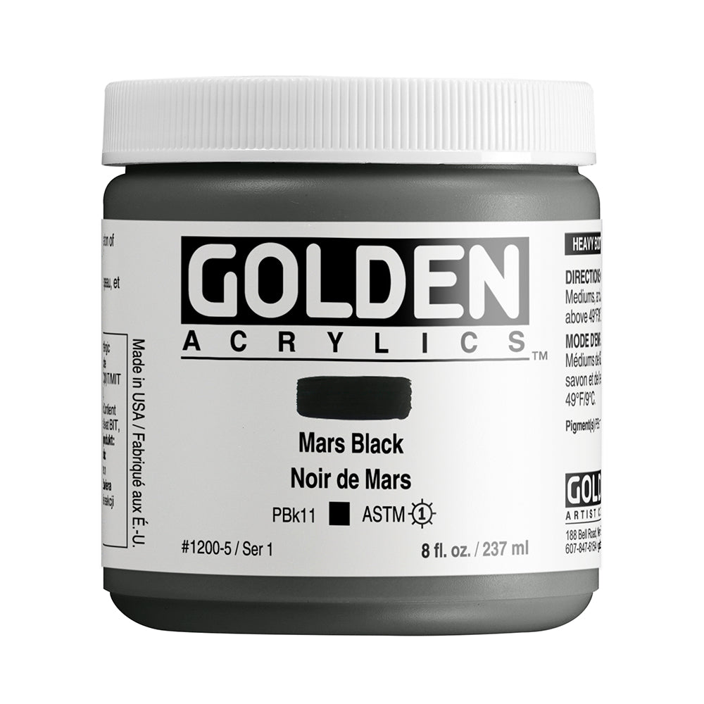 HEAVY BODY ACRYLIC MARS BLACK