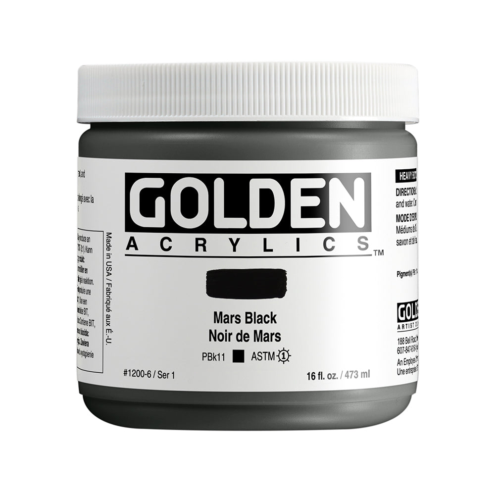 HEAVY BODY ACRYLIC MARS BLACK