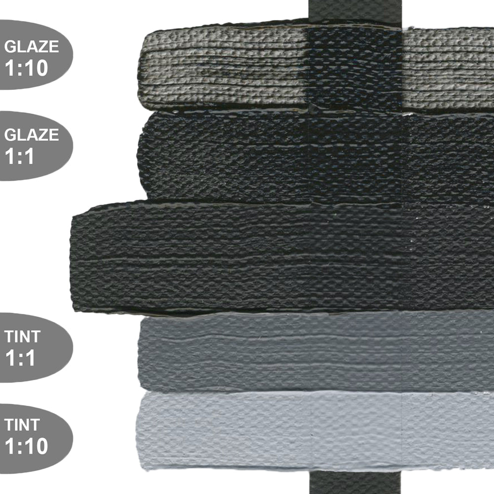 HEAVY BODY ACRYLIC MARS BLACK