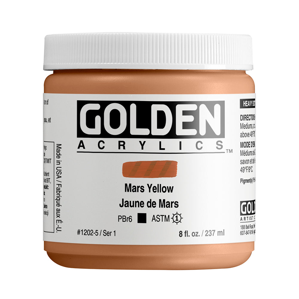 HEAVY BODY ACRYLIC MARS YELLOW