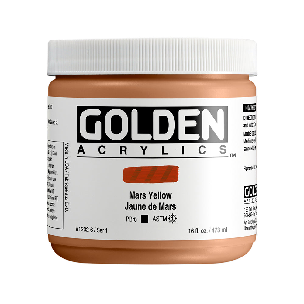 HEAVY BODY ACRYLIC MARS YELLOW