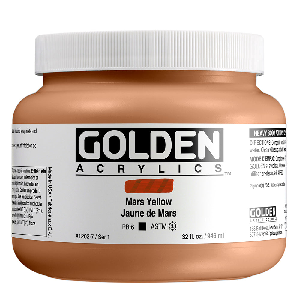 HEAVY BODY ACRYLIC MARS YELLOW