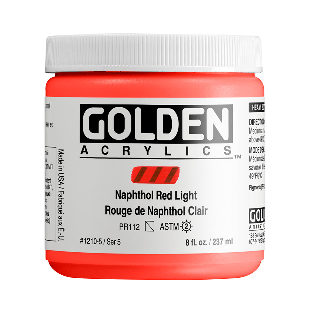 HEAVY BODY ACRYLIC NAPHTHOL RED LIGHT