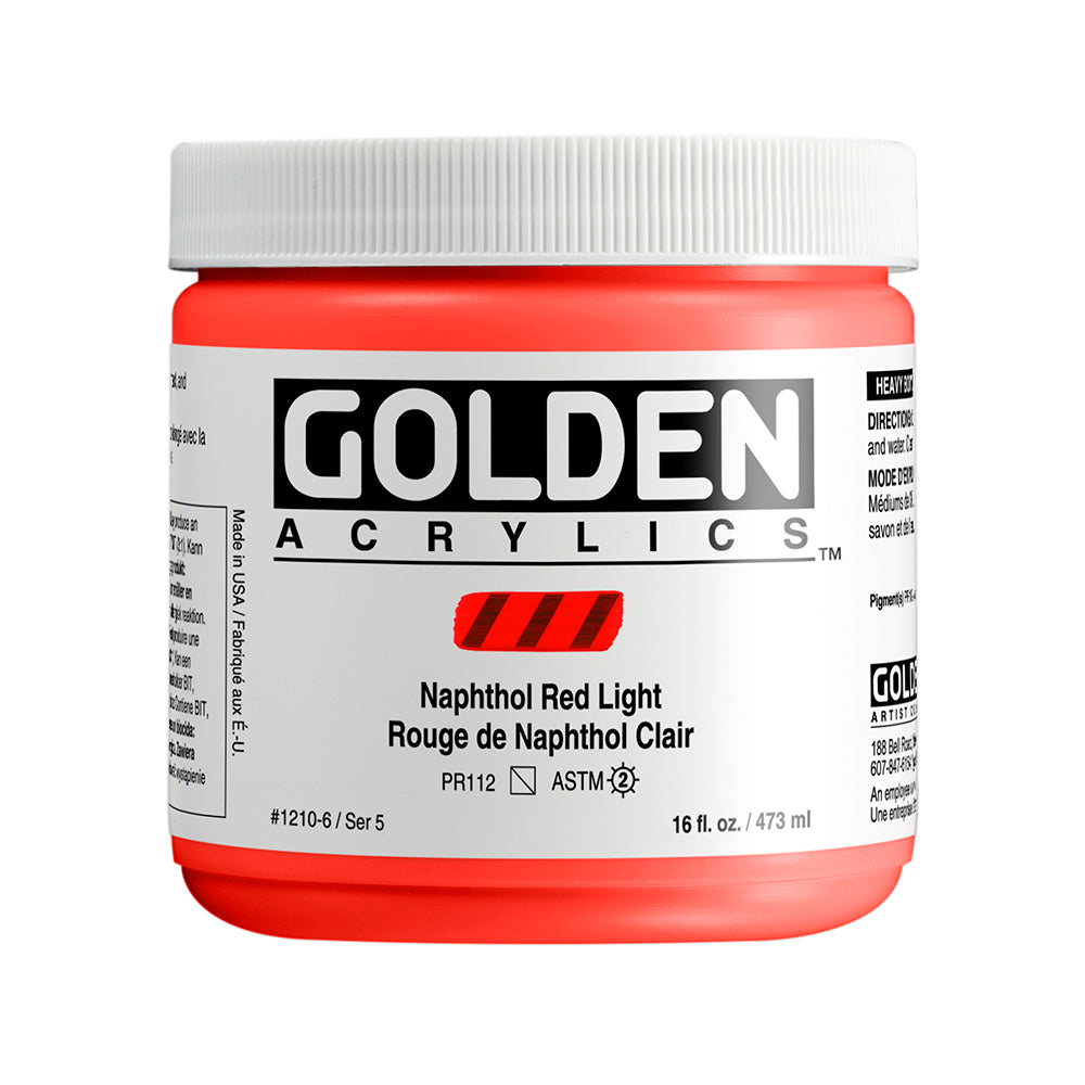 HEAVY BODY ACRYLIC NAPHTHOL RED LIGHT