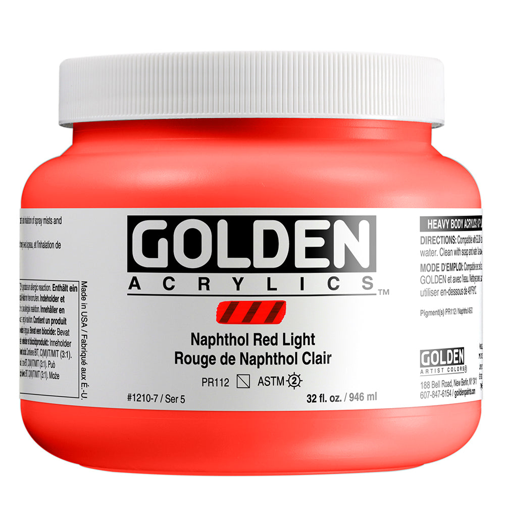 HEAVY BODY ACRYLIC NAPHTHOL RED LIGHT