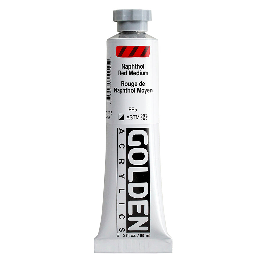 HEAVY BODY ACRYLIC NAPHTHOL RED MEDIUM