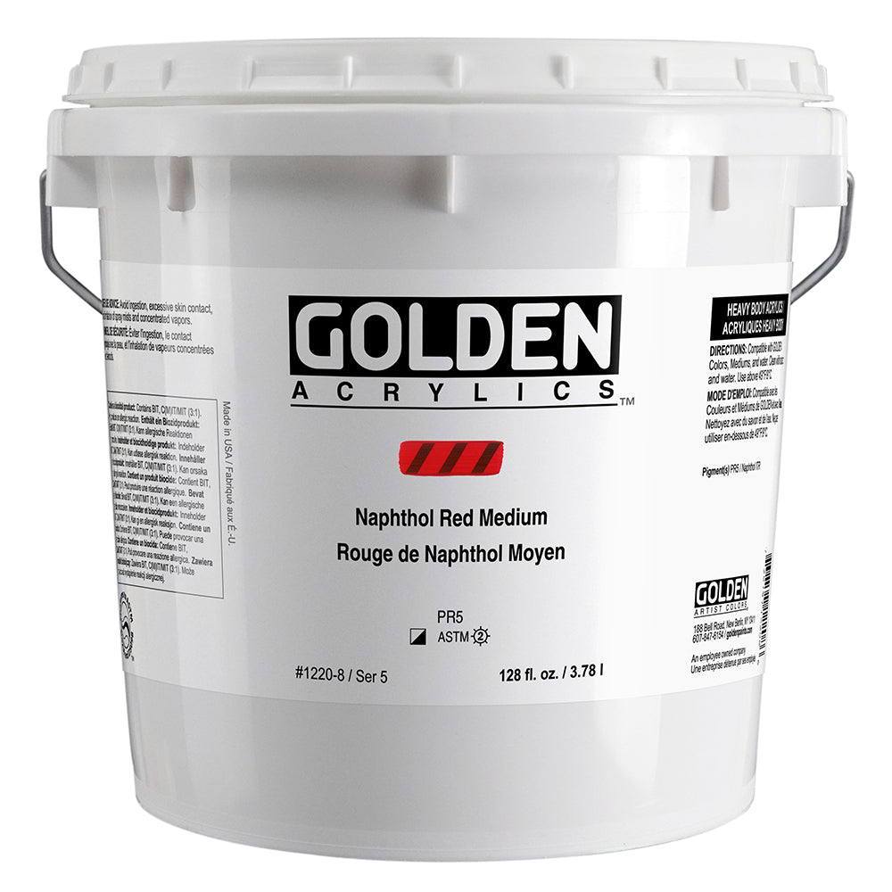HEAVY BODY ACRYLIC NAPHTHOL RED MEDIUM
