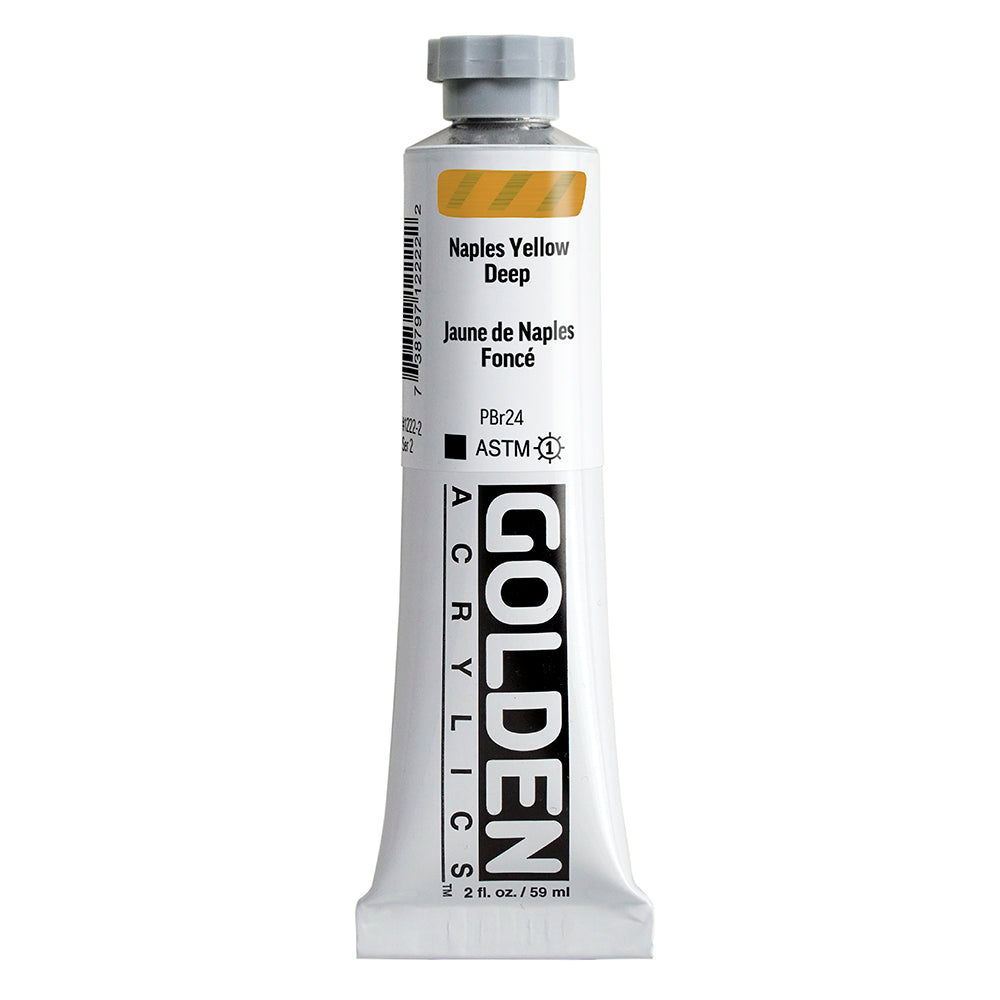 HEAVY BODY ACRYLIC NAPLES YELLOW DEEP