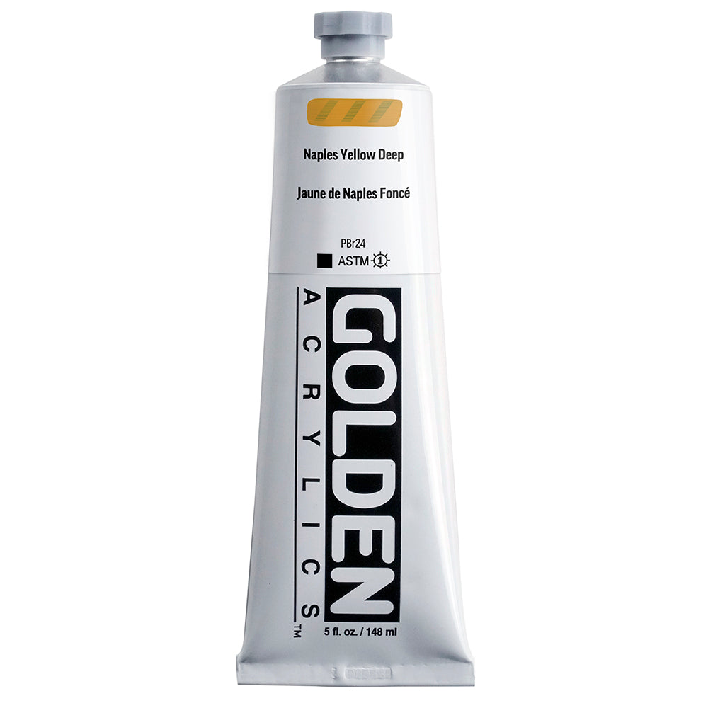 HEAVY BODY ACRYLIC NAPLES YELLOW DEEP