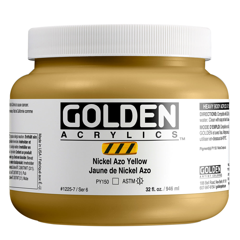 HEAVY BODY ACRYLIC NICKEL AZO YELLOW