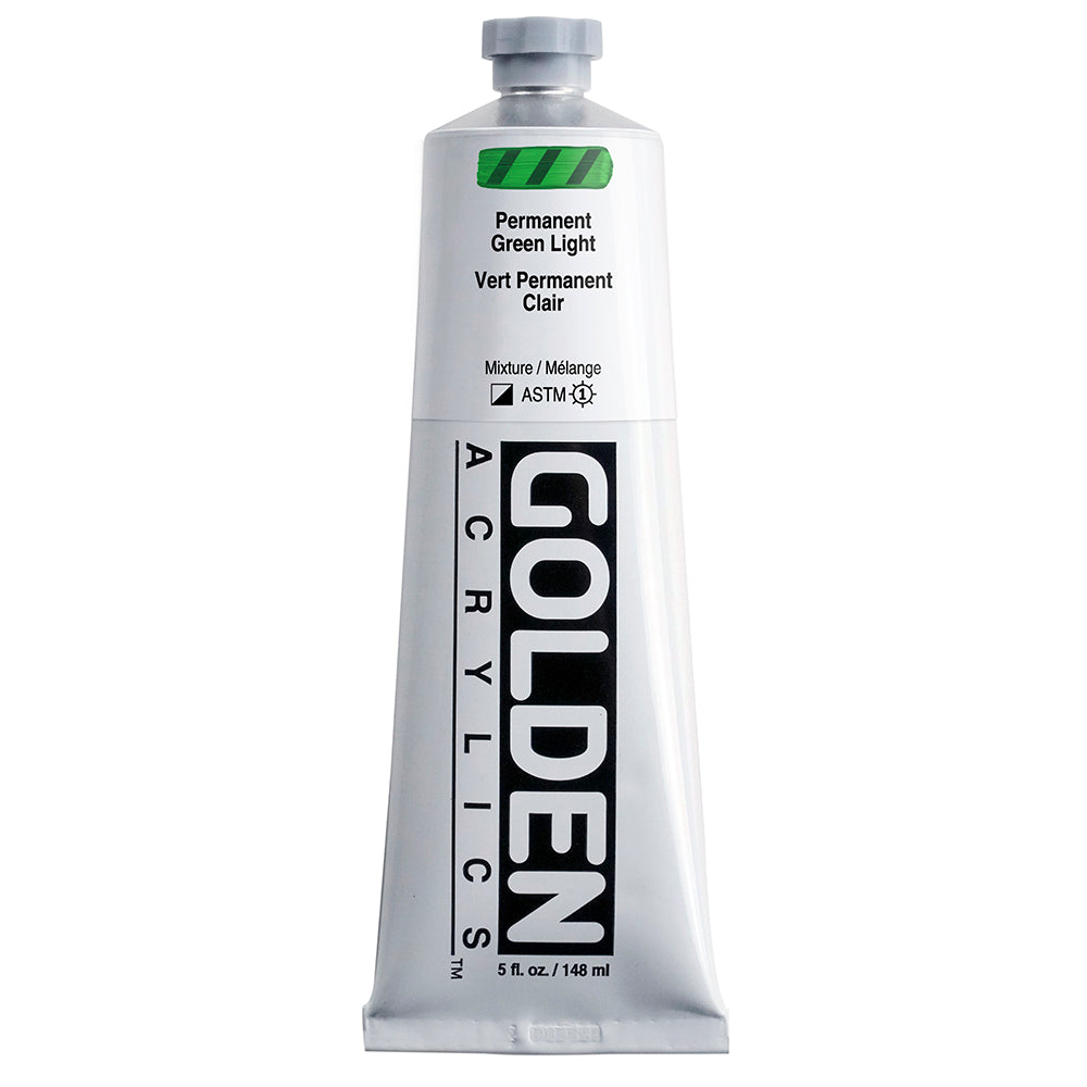 HEAVY BODY ACRYLIC PERMANENT GREEN LIGHT