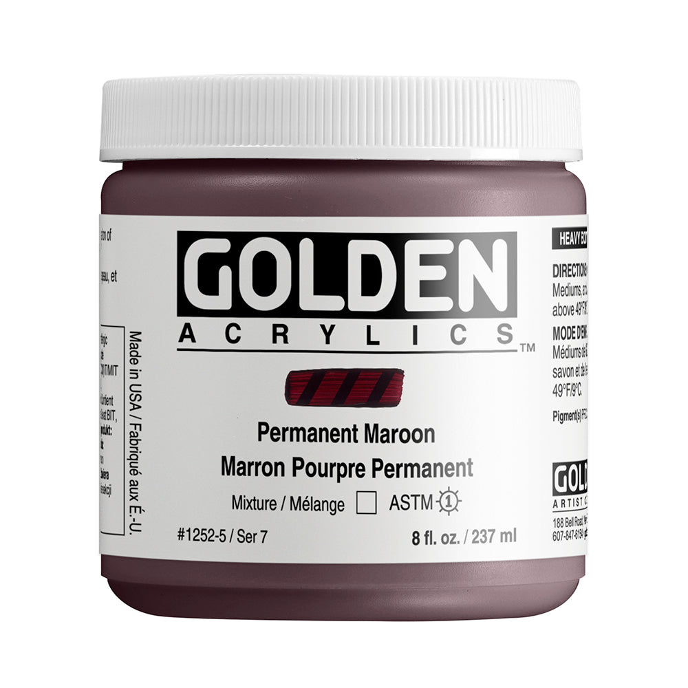 HEAVY BODY ACRYLIC PERMANENT MAROON