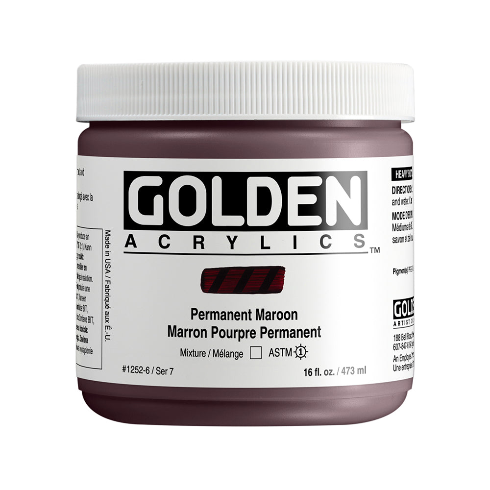 HEAVY BODY ACRYLIC PERMANENT MAROON