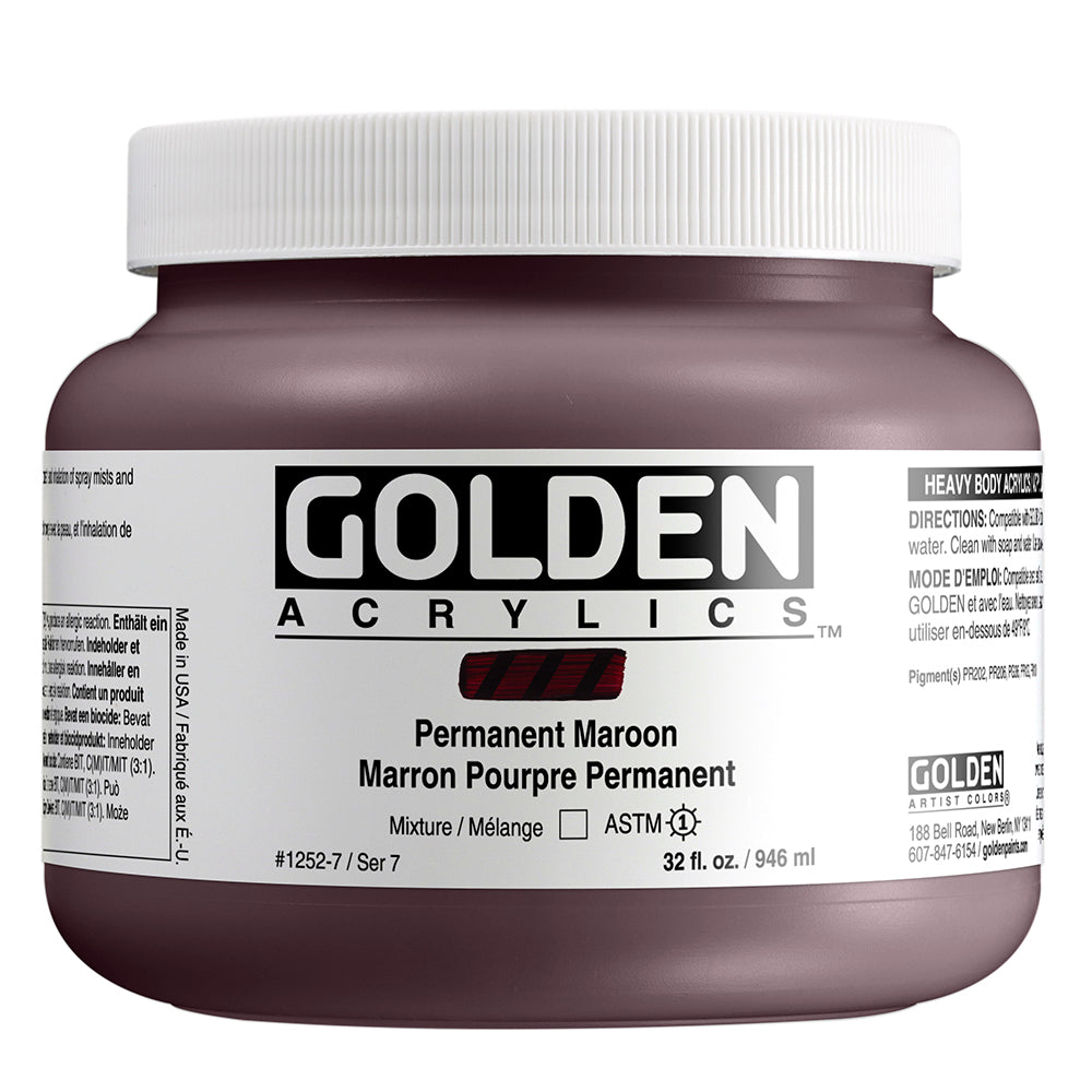 HEAVY BODY ACRYLIC PERMANENT MAROON
