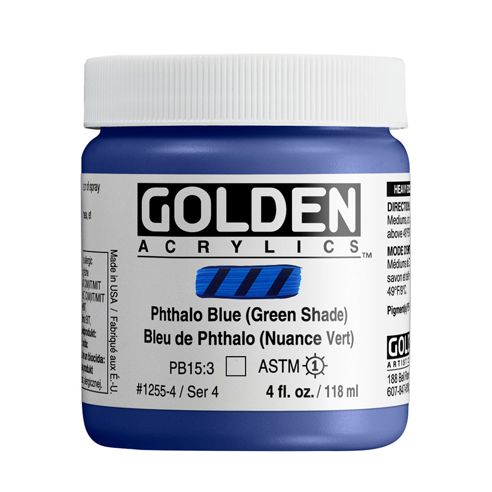 HEAVY BODY ACRYLIC PHTHALO BLUE GREEN SHADE