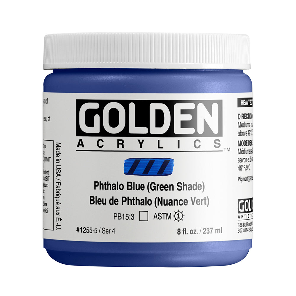 HEAVY BODY ACRYLIC PHTHALO BLUE GREEN SHADE
