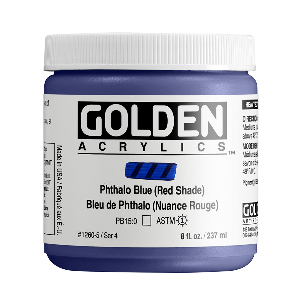 HEAVY BODY ACRYLIC PHTHALO BLUE RED SHADE