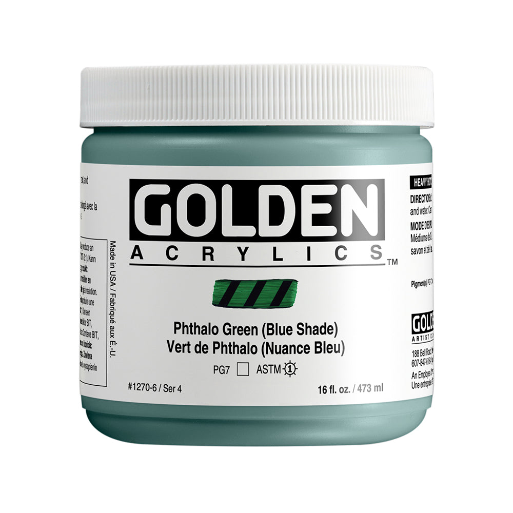 HEAVY BODY ACRYLIC PHTHALO GREEN BLUE SHADE